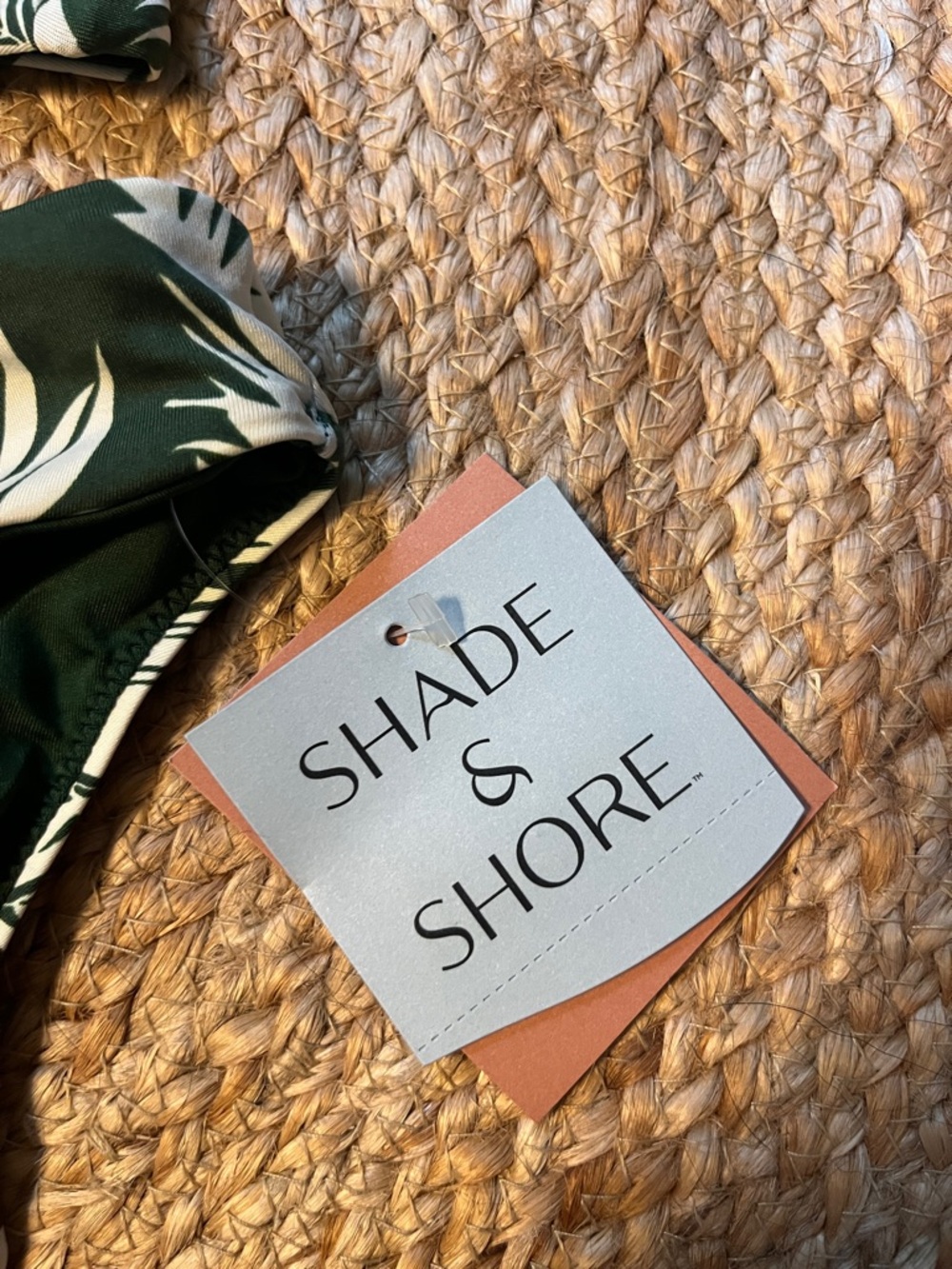 Shade & Shore Green Leaf Print Bikini Set - Picture 2 of 5